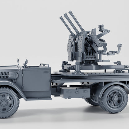 Opel Blitz with 20mm Flakvierling 38 AA Gun