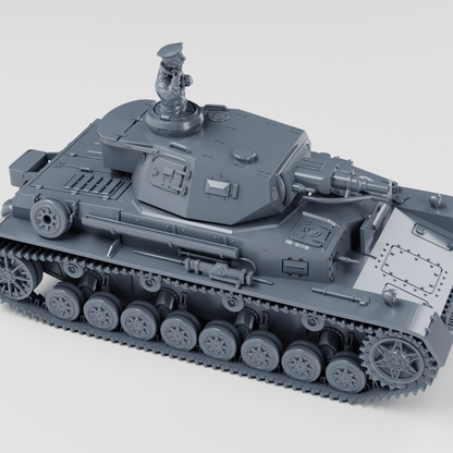 Panzer IV Ausf.F tank with the short 75mm gun