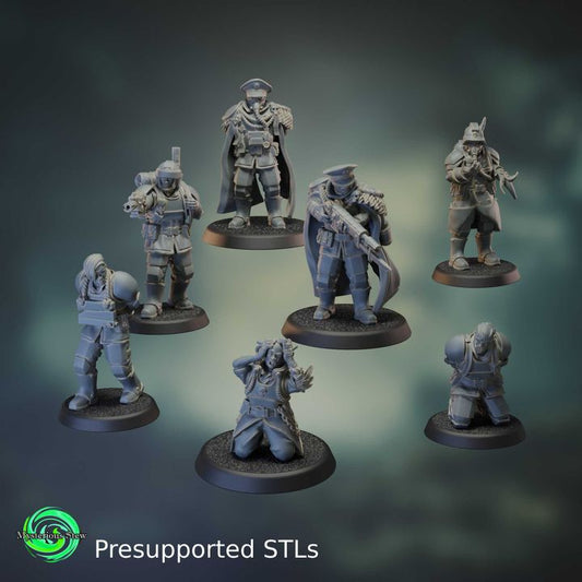 Militia Planetarum Cowards & Mutants Diorama Kit