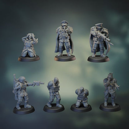 Militia Planetarum Cowards & Mutants Diorama Kit