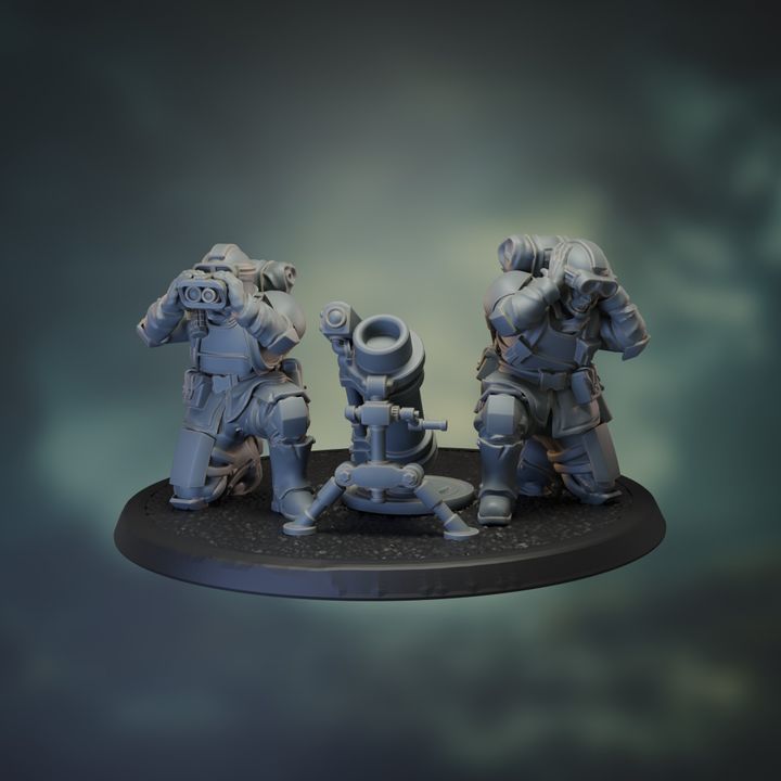 Militia Planetarum Heavy Weapon Team