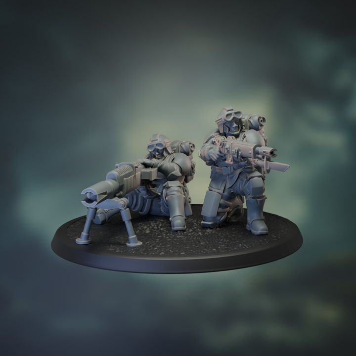 Militia Planetarum Heavy Weapon Team