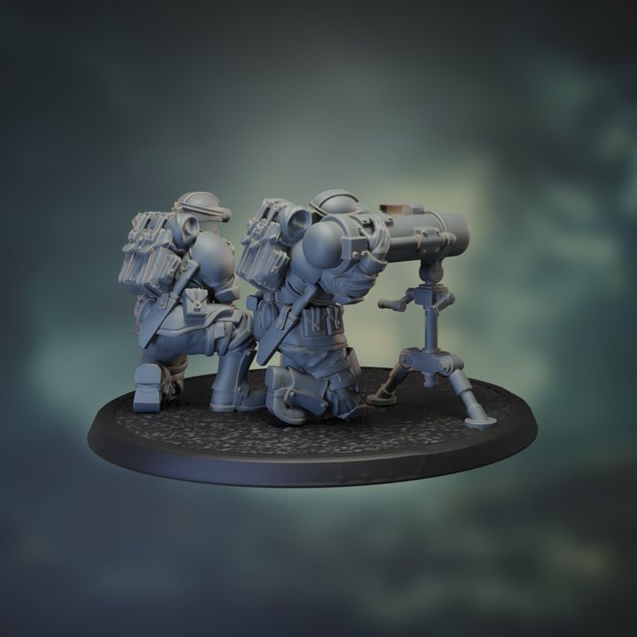 Militia Planetarum Heavy Weapon Team