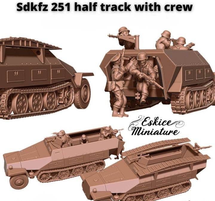 Sdkfz 251 with crew