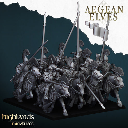 Aegean Elves Mounted Lancers