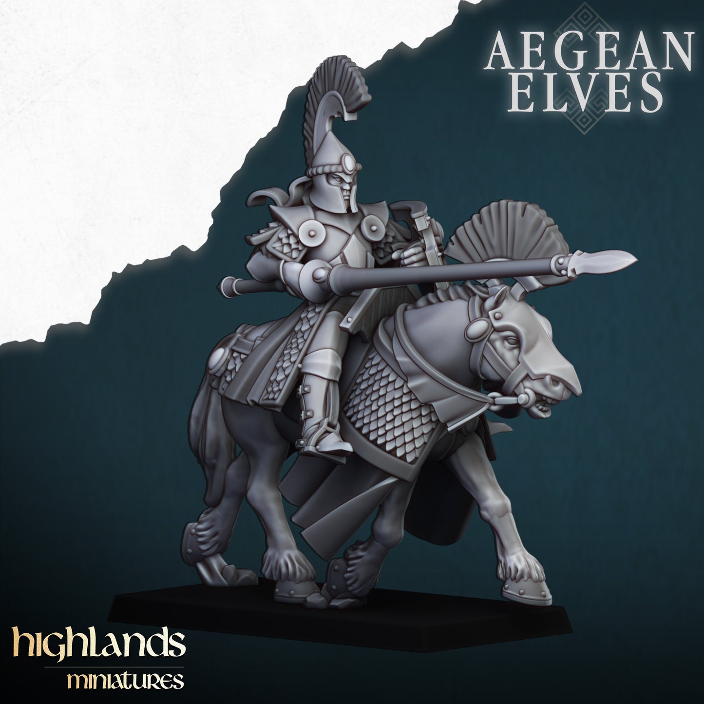 Aegean Elves Mounted Lancers