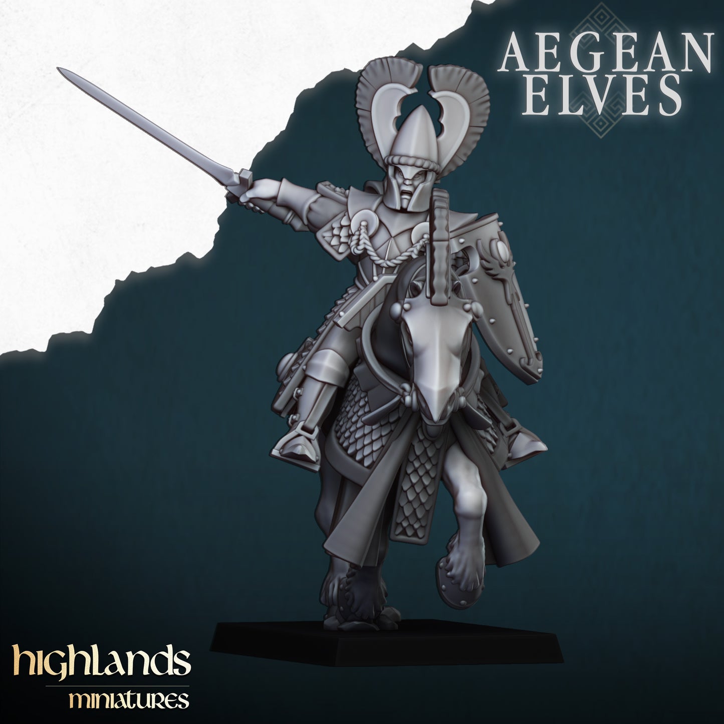 Aegean Elves Mounted Lancers