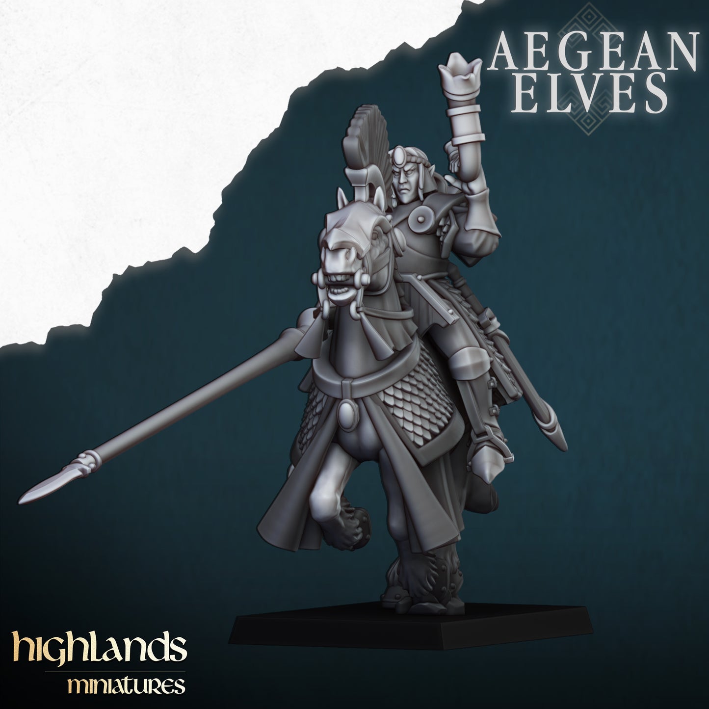 Aegean Elves Mounted Lancers