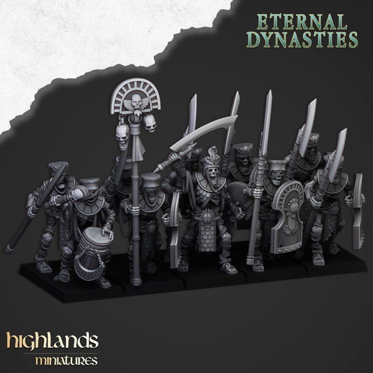 Eternal Dynasties Ancient Guard with Halberds