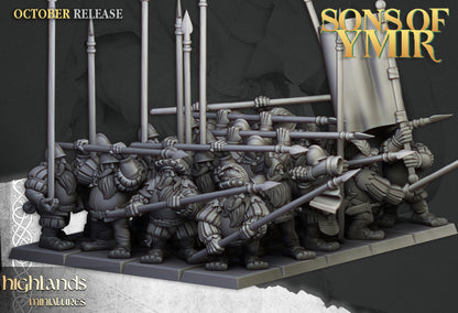 Sons of Ymir Dwarf Pikemen