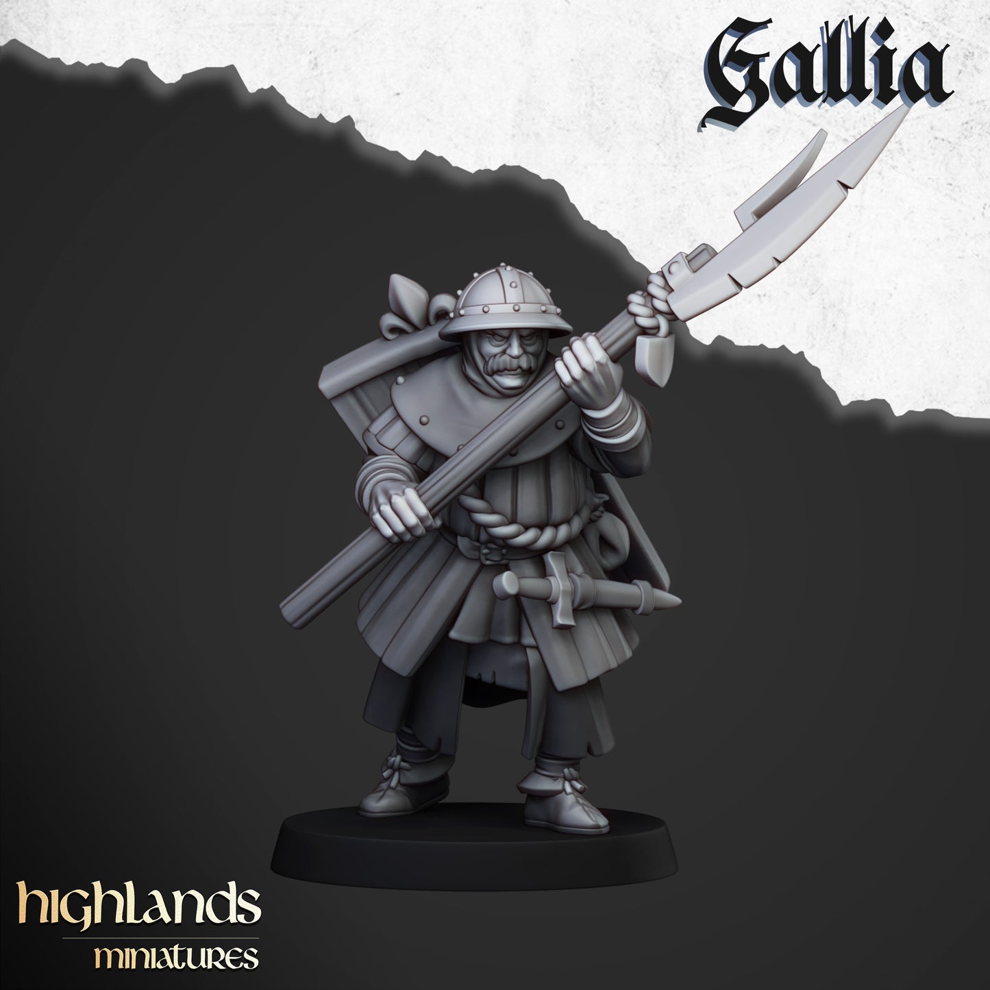 Kingdom of Gallia Men at Arms with Polearms