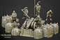 Sunland Empire Imperial Cannon and Crew with Diorama Piece