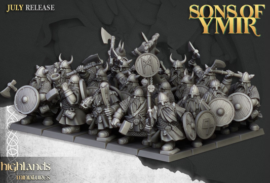 Sons of Ymir Dwarf Warriors