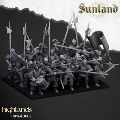 Sunland Empire Imperial Troops with Halberds