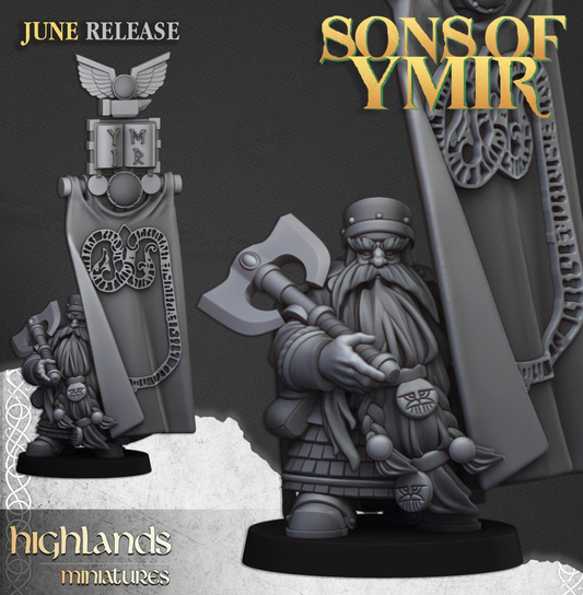 Sons of Ymir Dwarf Lord with Battle Banner