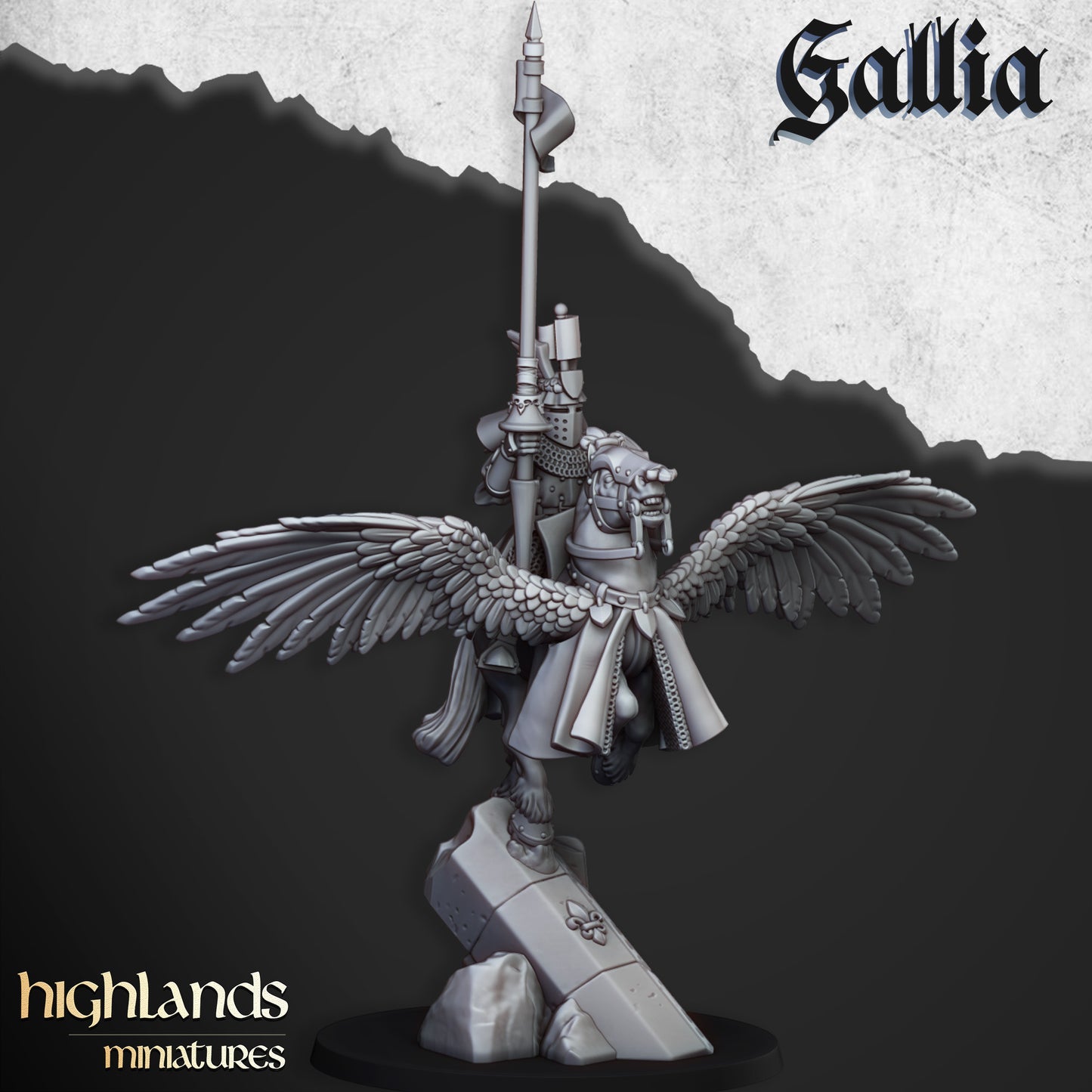 Kingdom of Gallia Knights on Pegasus