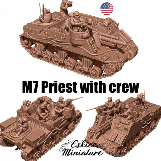 M7 Priest with crew