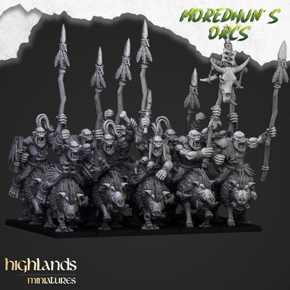 Moredhun's Orcs Mounted Cave Orcs