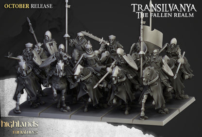 Transilvanya The Fallen Realm Mounted Skeleton Knights