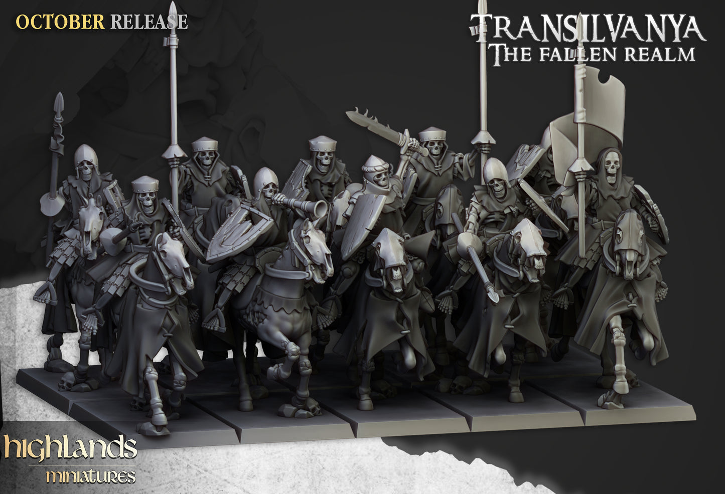 Transilvanya The Fallen Realm Mounted Skeleton Knights