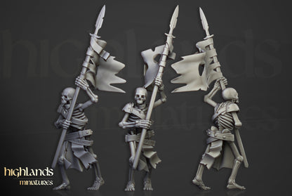 Transilvanya The Fallen Realm Skeleton Warriors with Spears