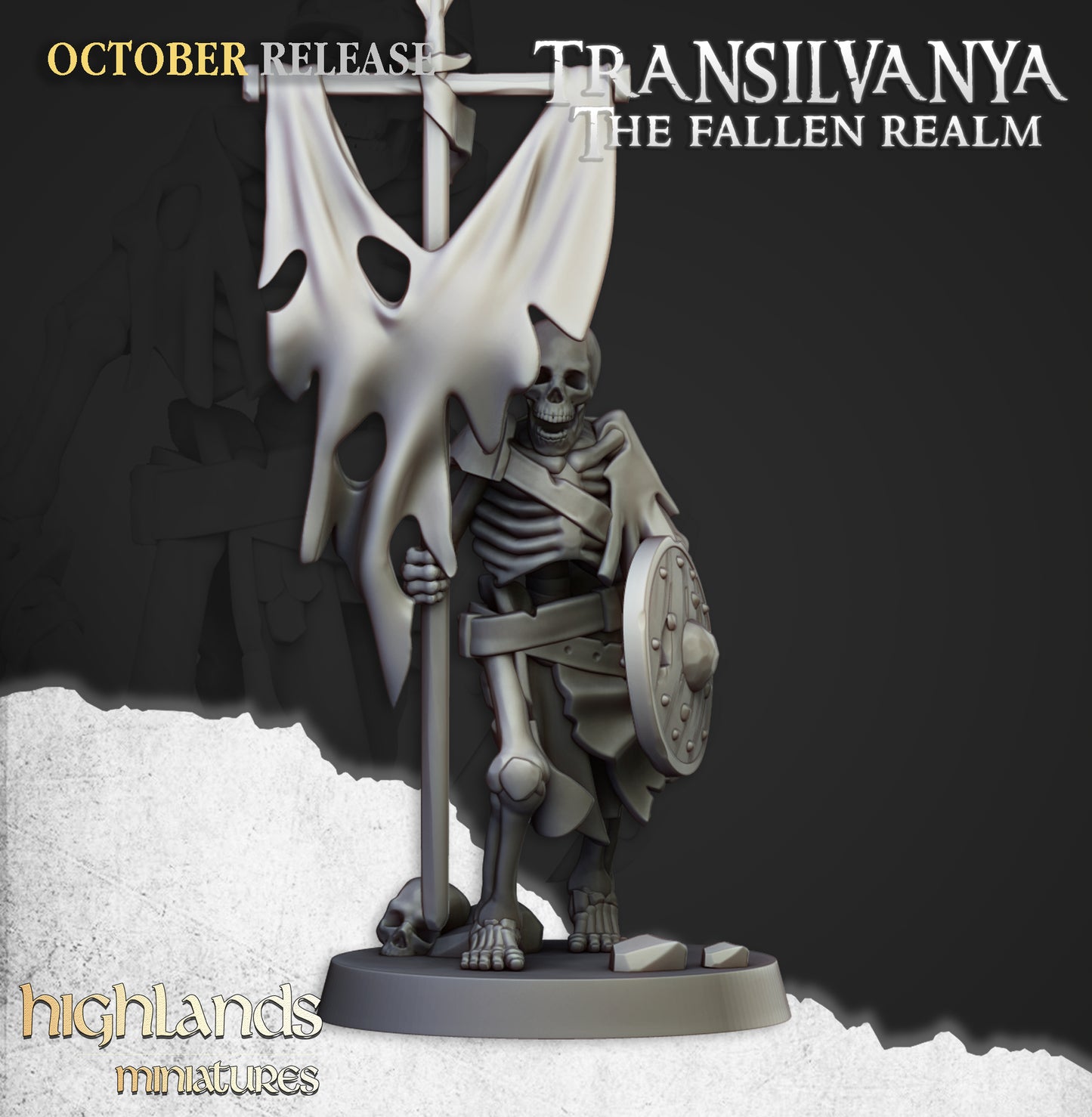 Transilvanya The Fallen Realm Skeleton Warriors with Swords