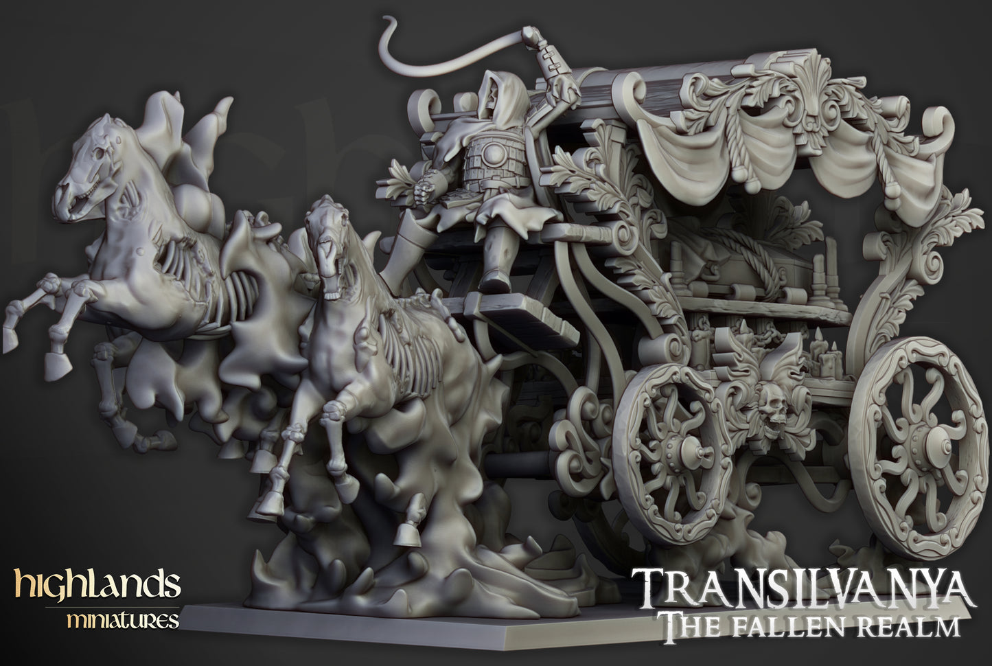 Transilvanya The Fallen Realm Undead Boyar Chariot