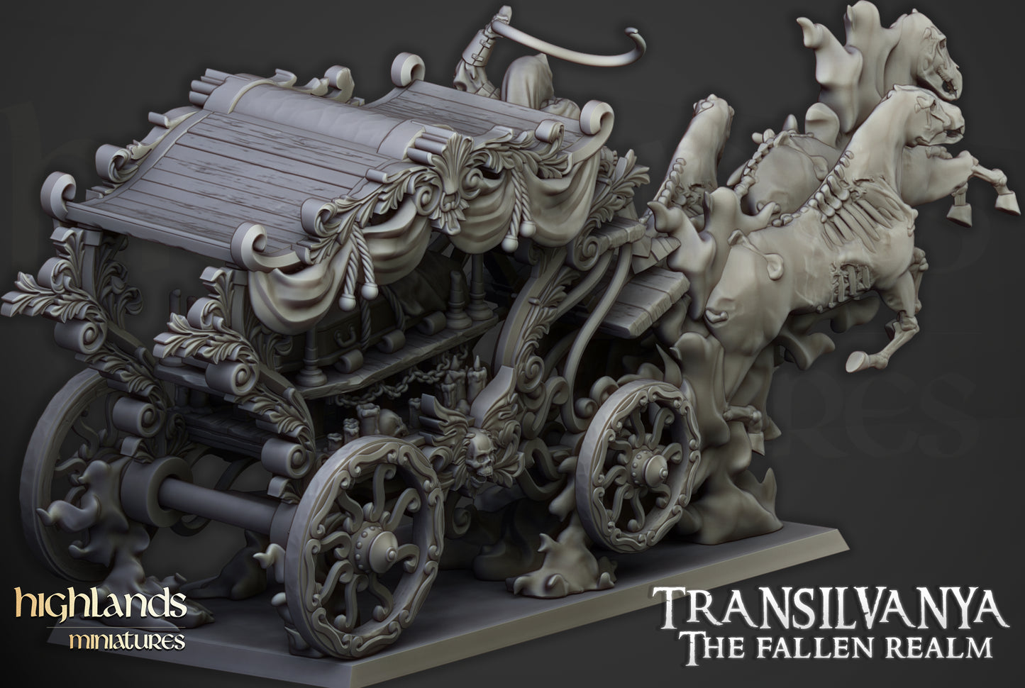 Transilvanya The Fallen Realm Undead Boyar Chariot