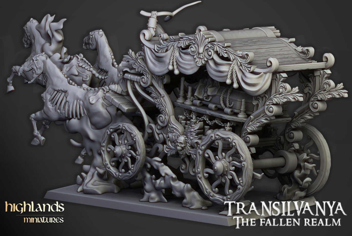 Transilvanya The Fallen Realm Undead Boyar Chariot