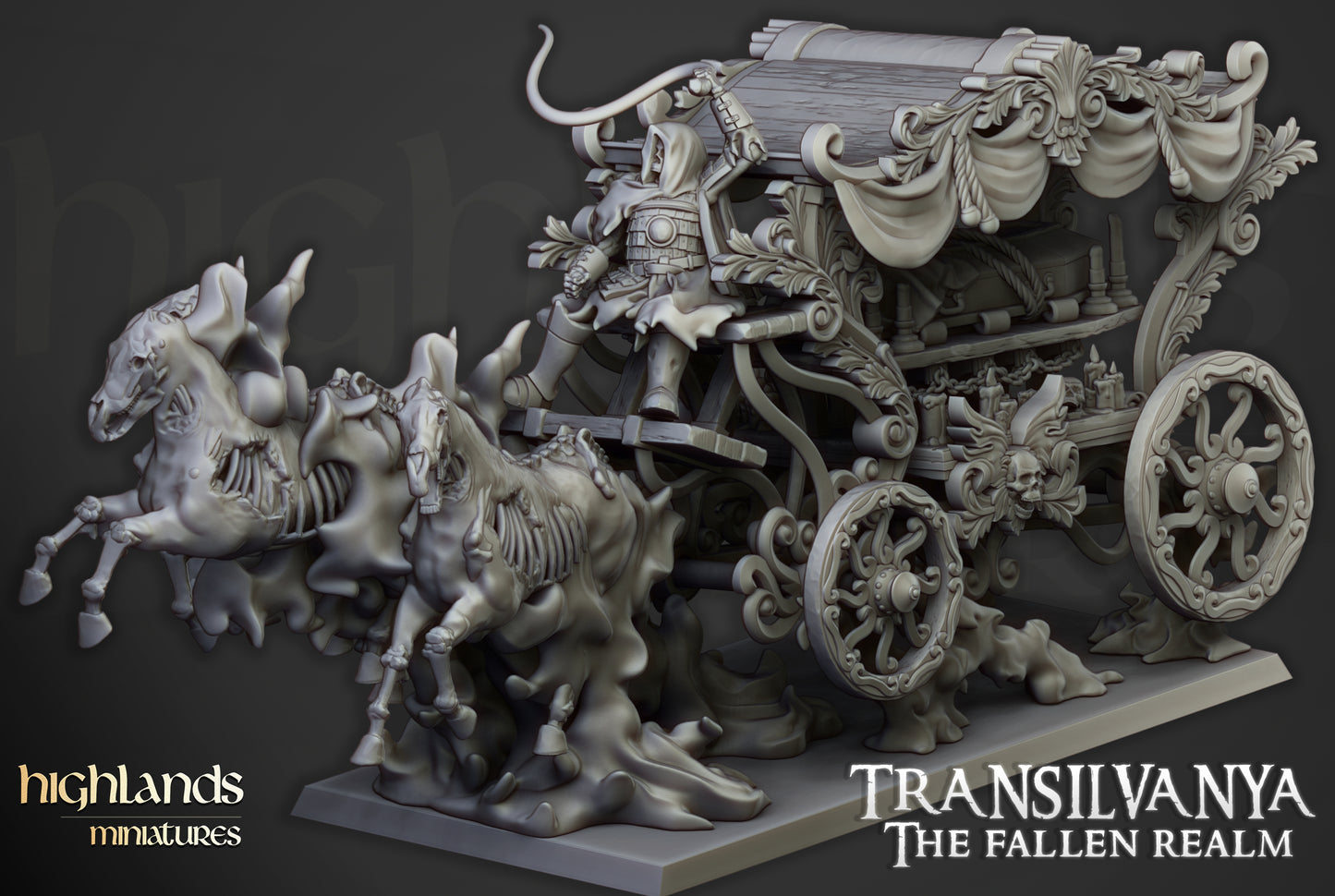 Transilvanya The Fallen Realm Undead Boyar Chariot